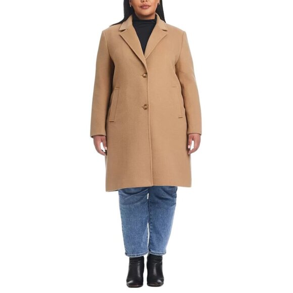 Flawed Vince Camuto Wool Jacket | Caramel - Picture 1 of 8